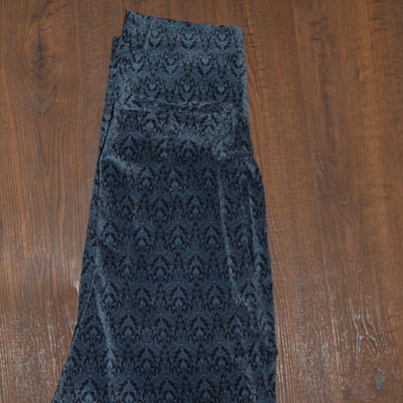 Vintage Talbots Paisley Velvet Pants - Picture 2 of 3